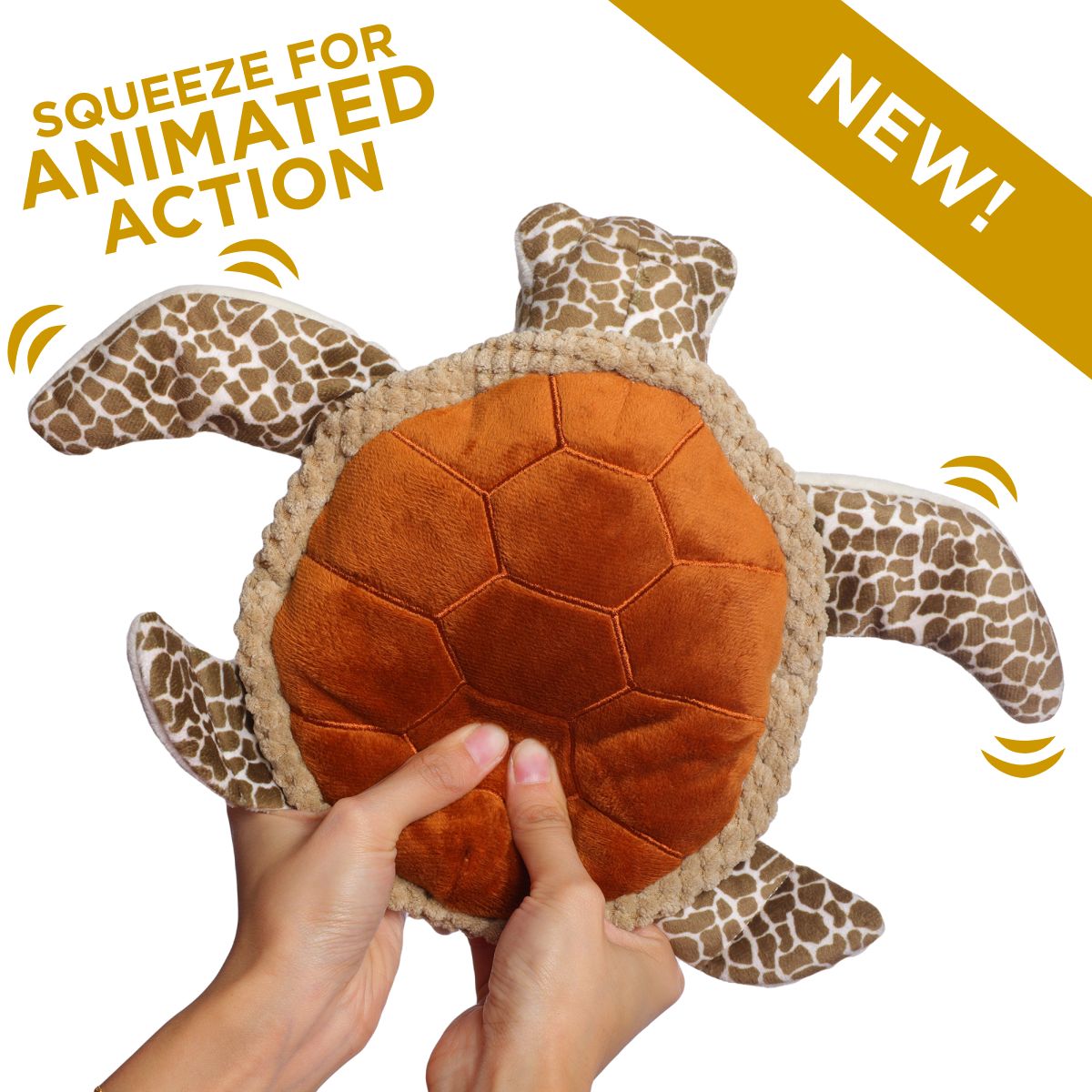 Animated Plush Sea Turtle - Tall Tails