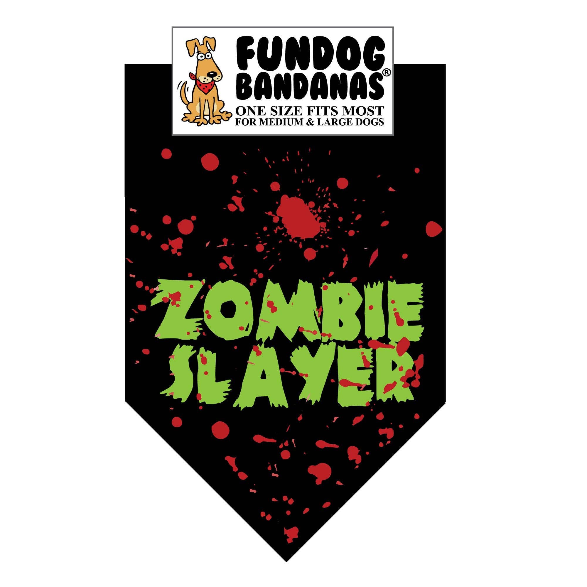 Zombie Slayer Cotton Bandana - Made in USA
