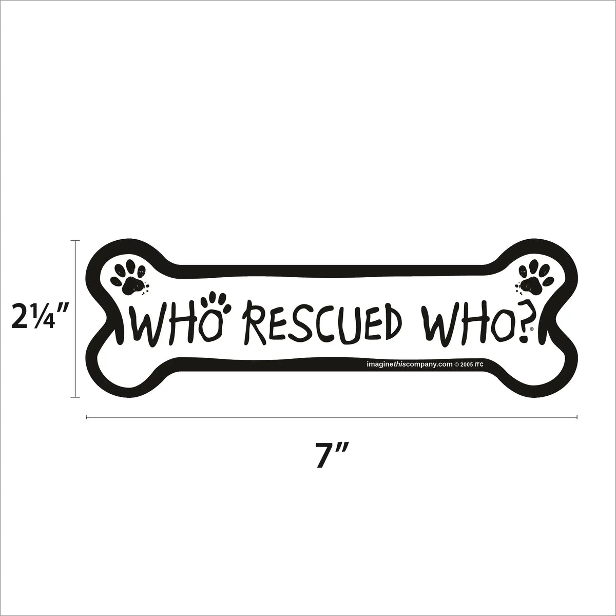 Who Rescued Who? Bone Magnet