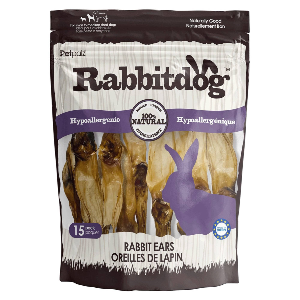 Rabbitdog Rabbit Ear Dog Chew Treats