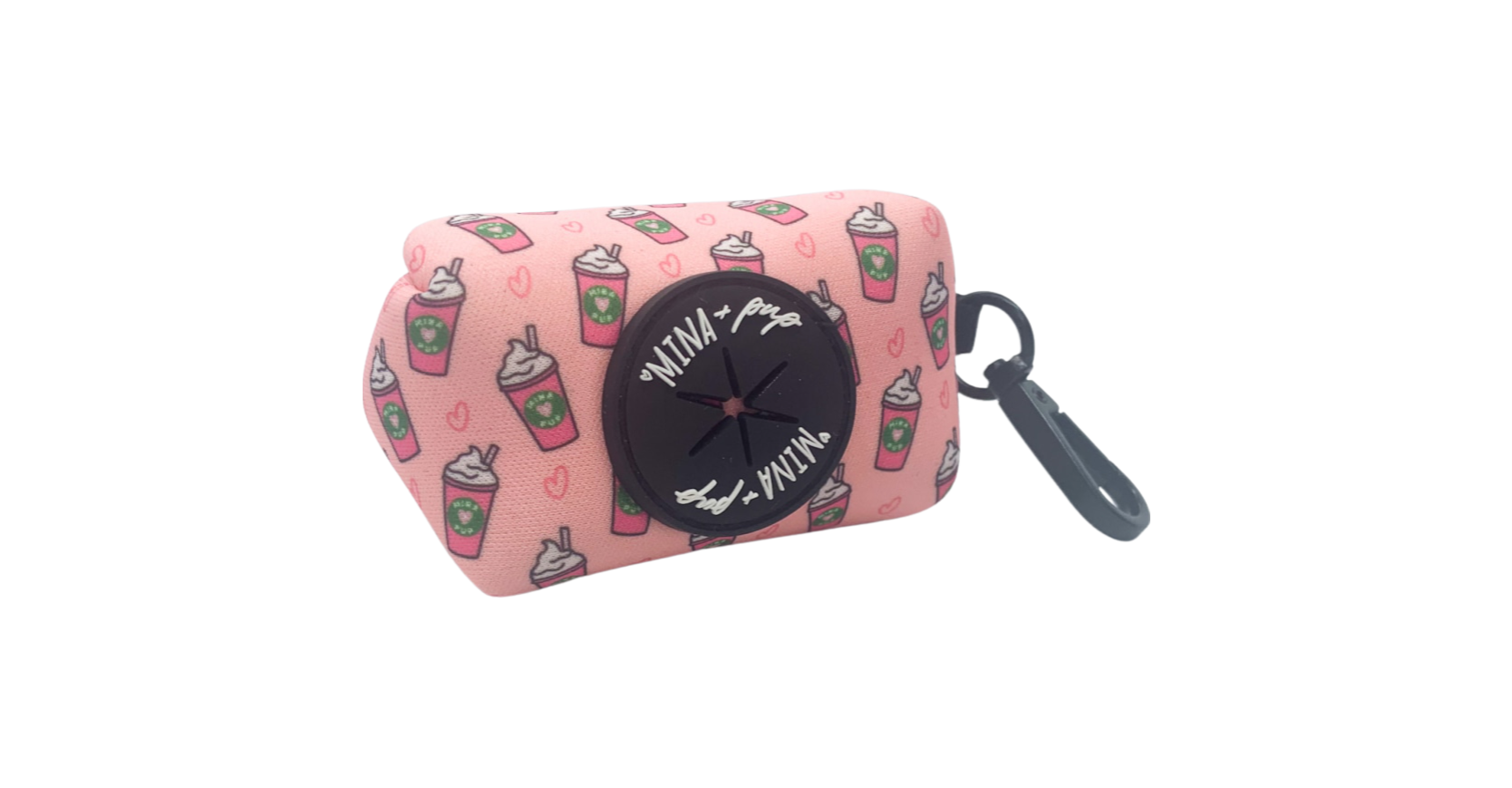 Pink Pupshake Poop Bag Holder and Dispenser