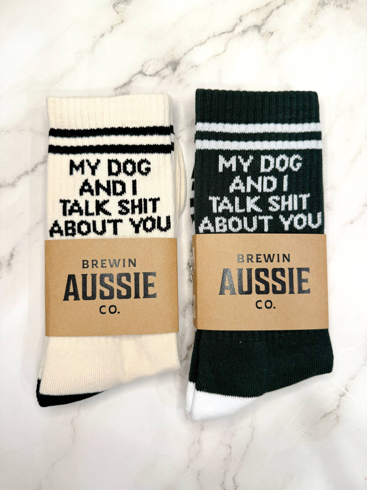 Talk Shit Crew Socks