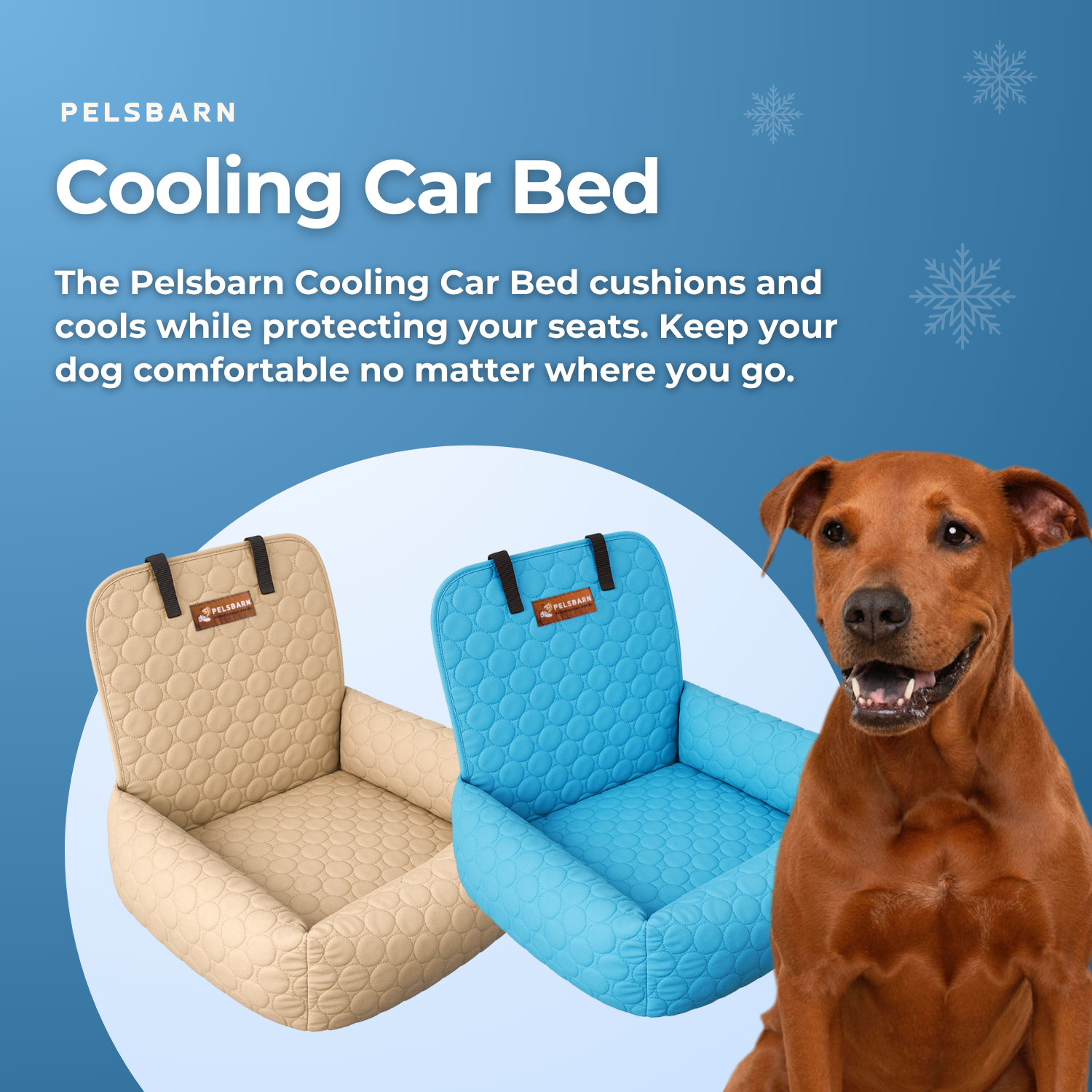 Cooling Car Bed Heat Relief - Pelsbarn helps shelter dogs!