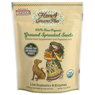 Carna4 Flora4 Greens PLUS Ground Sprouted Seeds Food Topper For Dogs & Cats