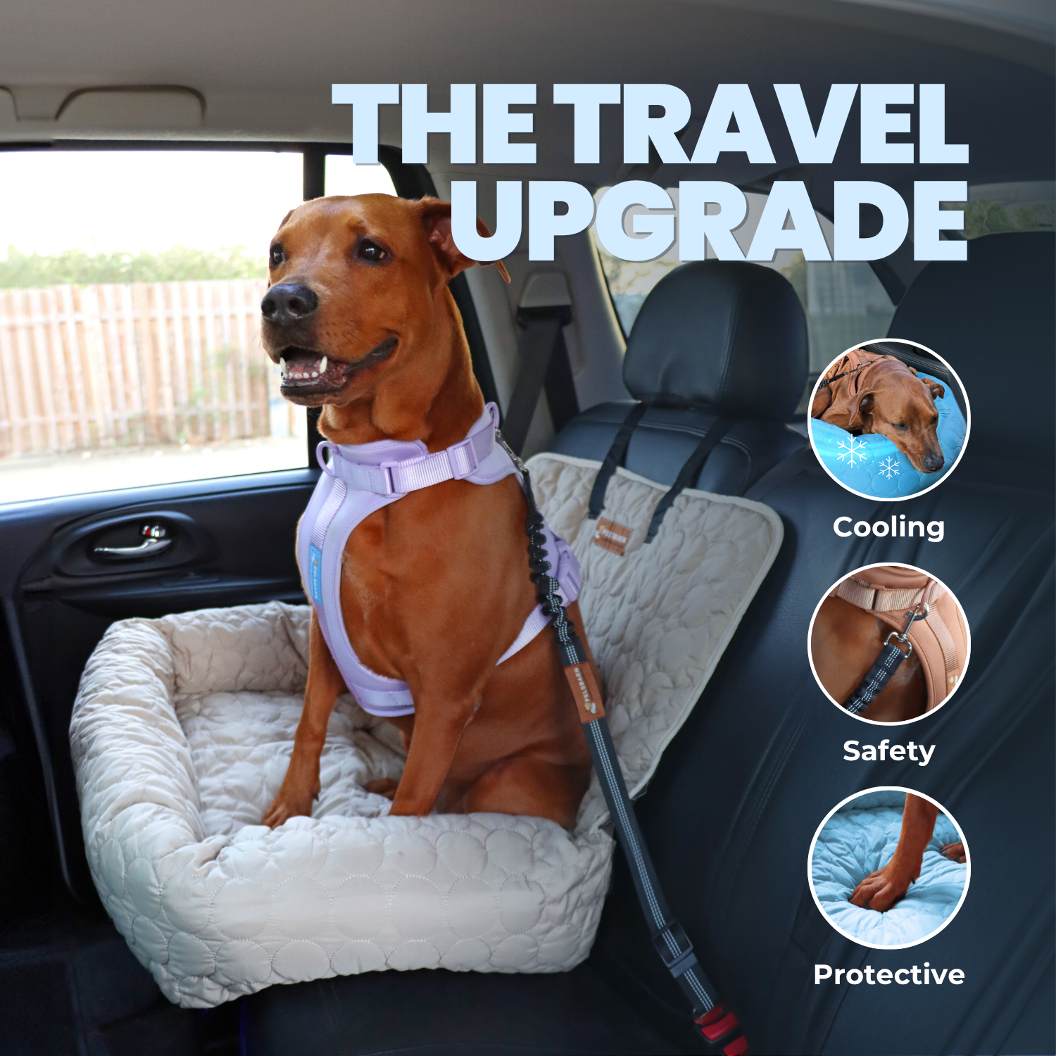 Cooling Car Bed Heat Relief - Pelsbarn helps shelter dogs!