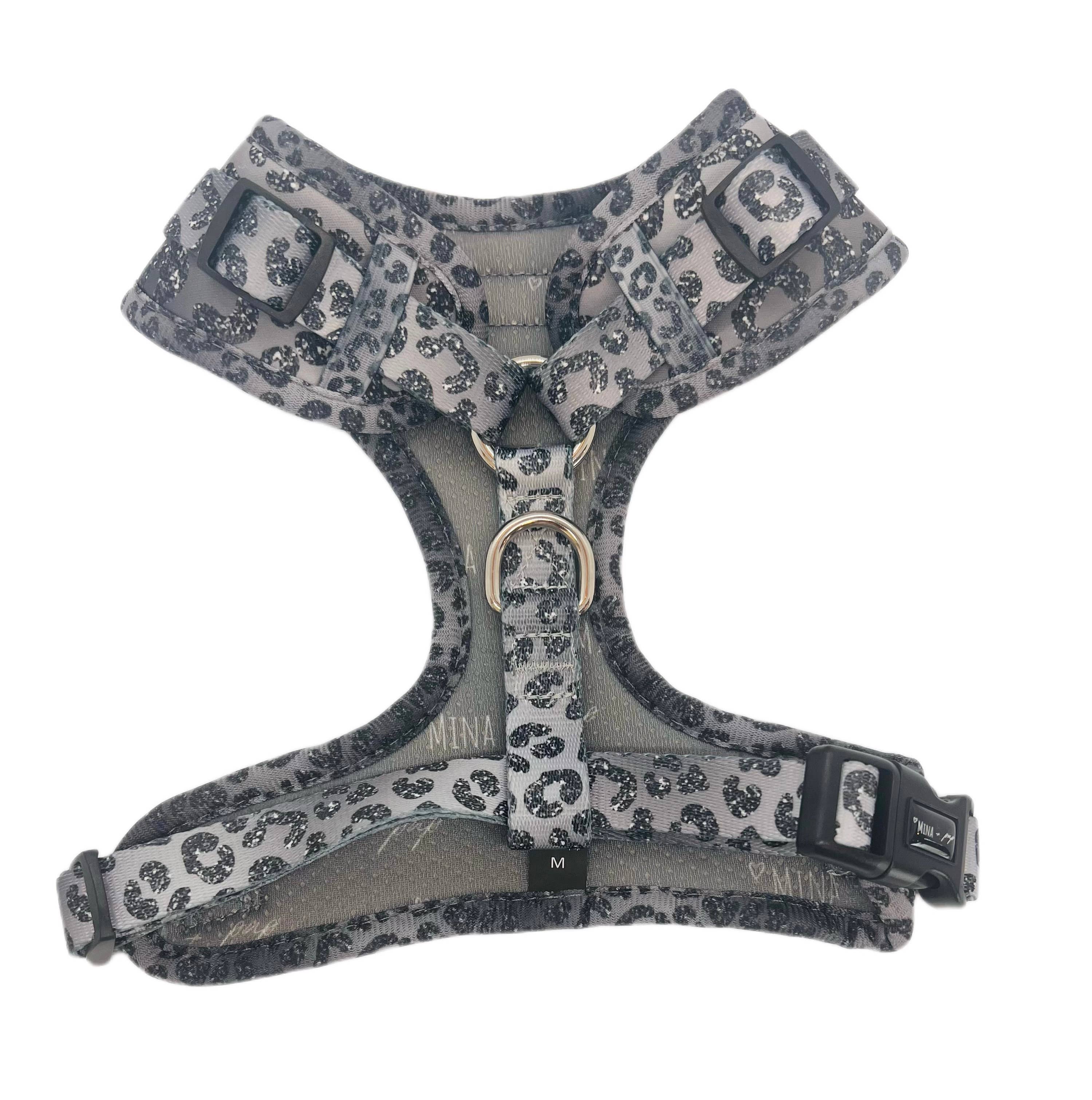 YOU’RE SO GLAM ADJUSTABLE SILVER OMBRE DOG & CAT HARNESS