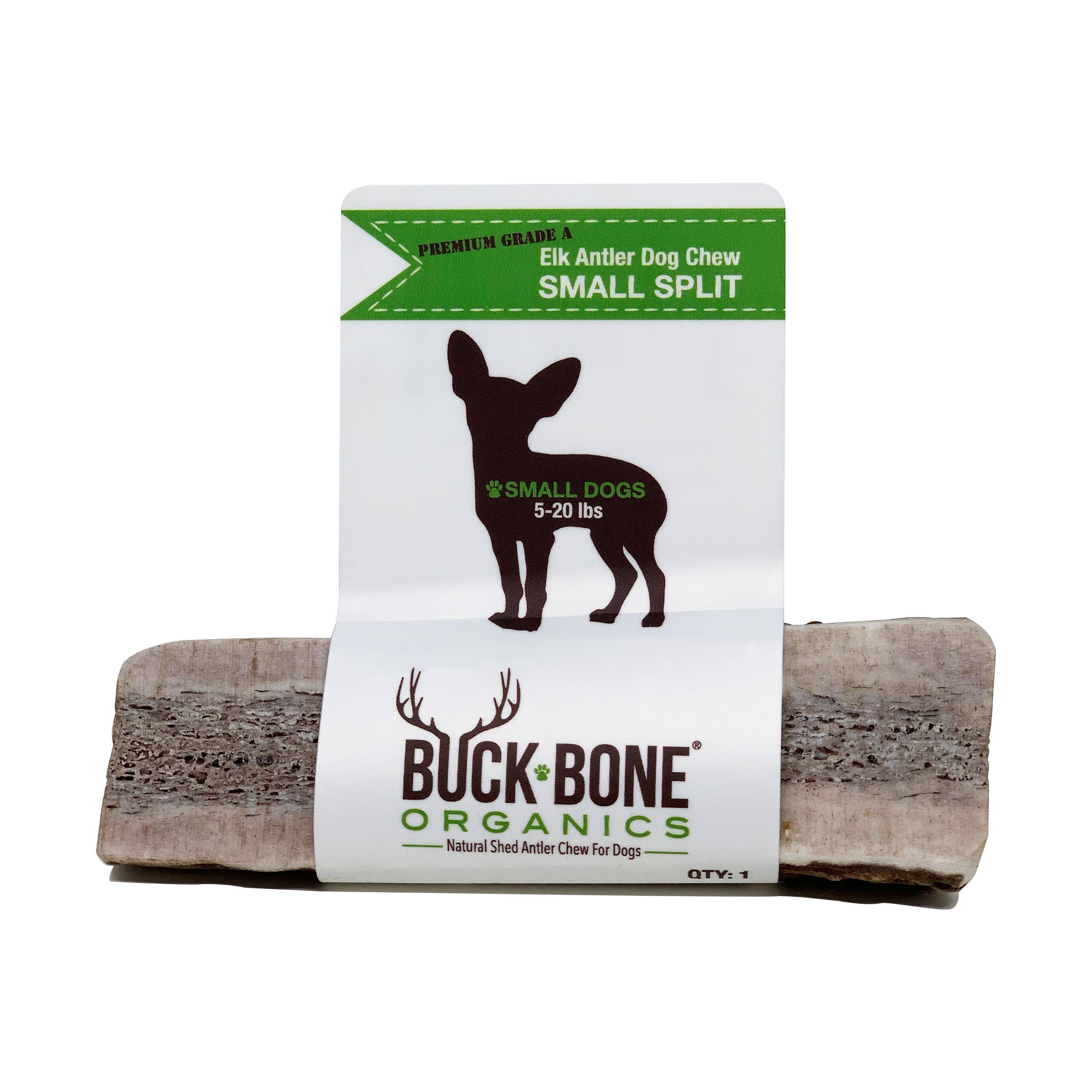 Elk Antler Small Split Dog Chew