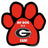 University of Georgia - Paw Car Magnet