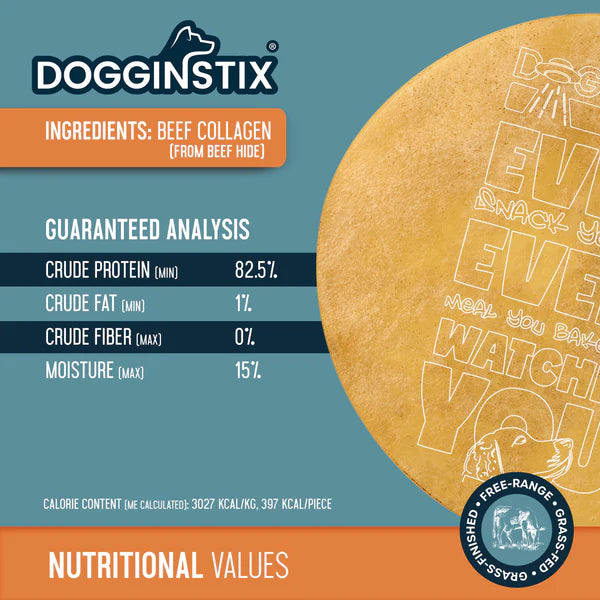 Beef Collagen UFO Dog Chew - Flying Disc Edible Treat