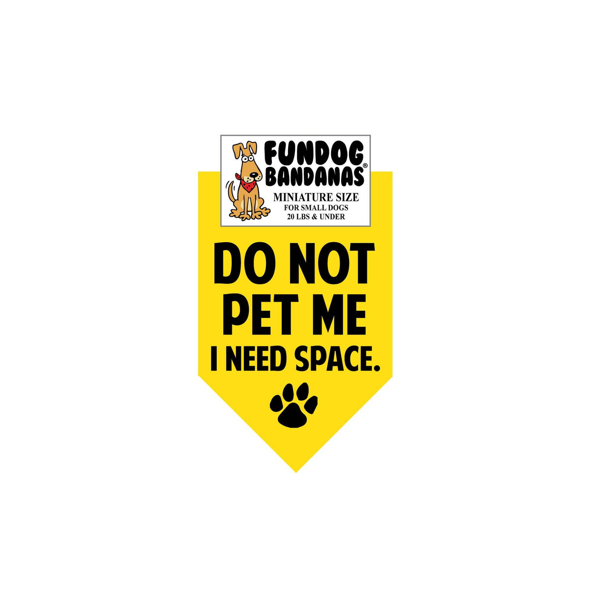 DO NOT PET ME I need space Bandana