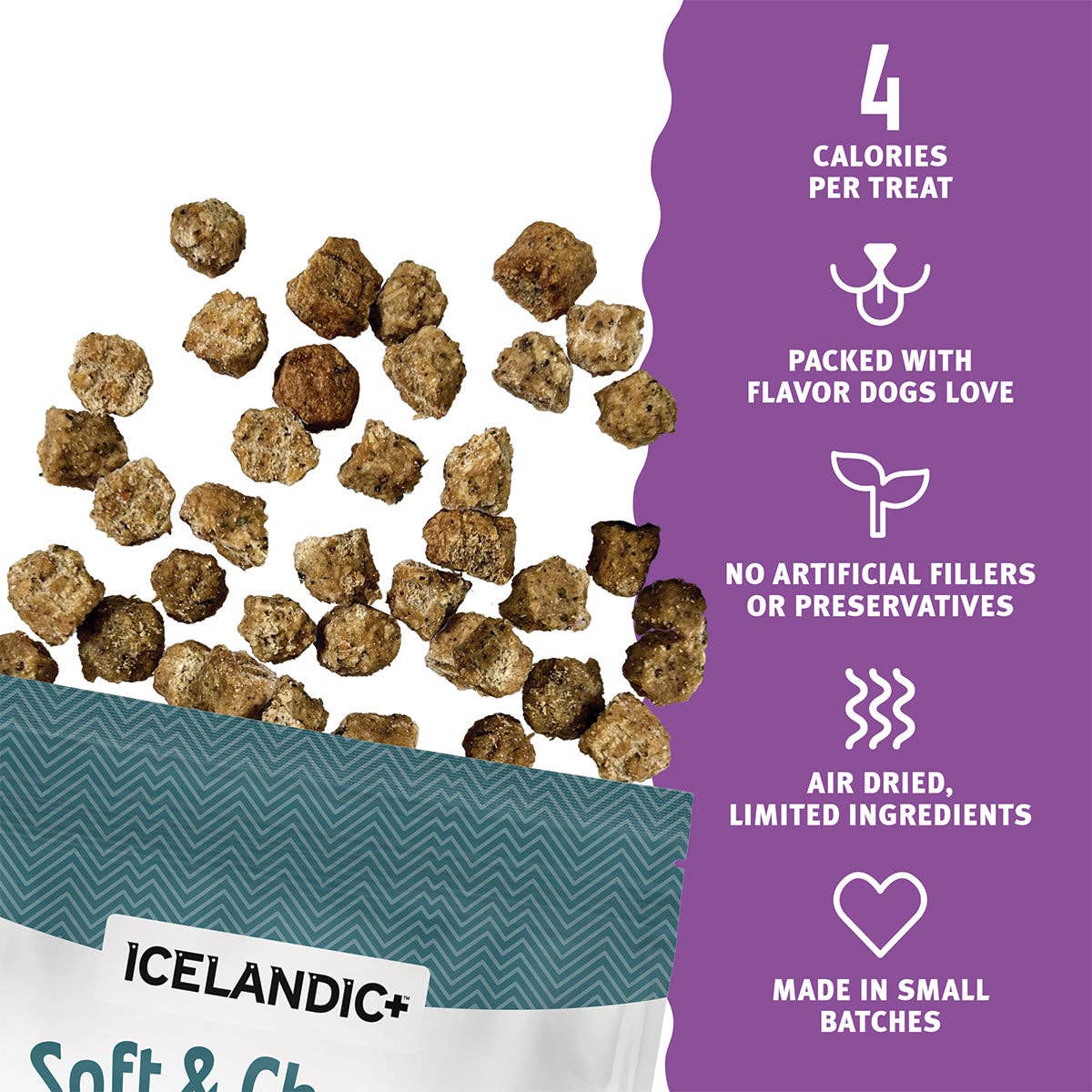 Lamb, Blackberry & Kelp Recipe Soft & Chewy Bites for Dogs