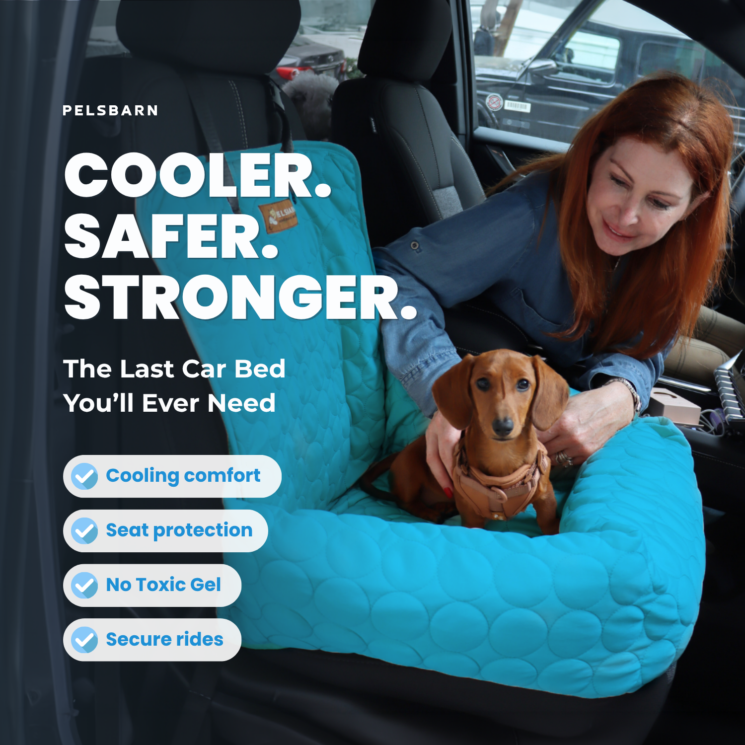 Cooling Car Bed Heat Relief - Pelsbarn helps shelter dogs!