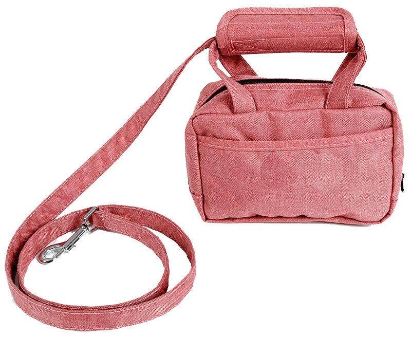 Pet Life ® 'Posh Walk' Purse Dog Leash & Waste Bag Dispenser