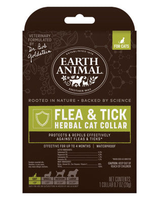 Earth Animal Flea and Tick Defense Cat Collar