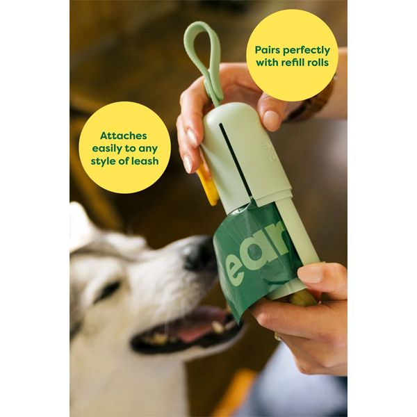 Earth Rated Poop Bags Dispenser with Unscented Refill Bags