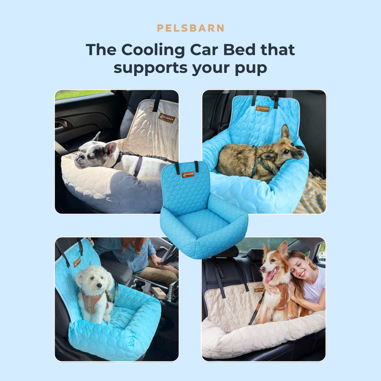 Cooling Car Bed Heat Relief - Pelsbarn helps shelter dogs!