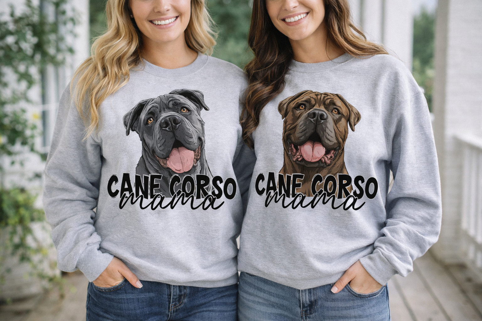 Cane Corso Mama Sweatshirt (Black Corso)