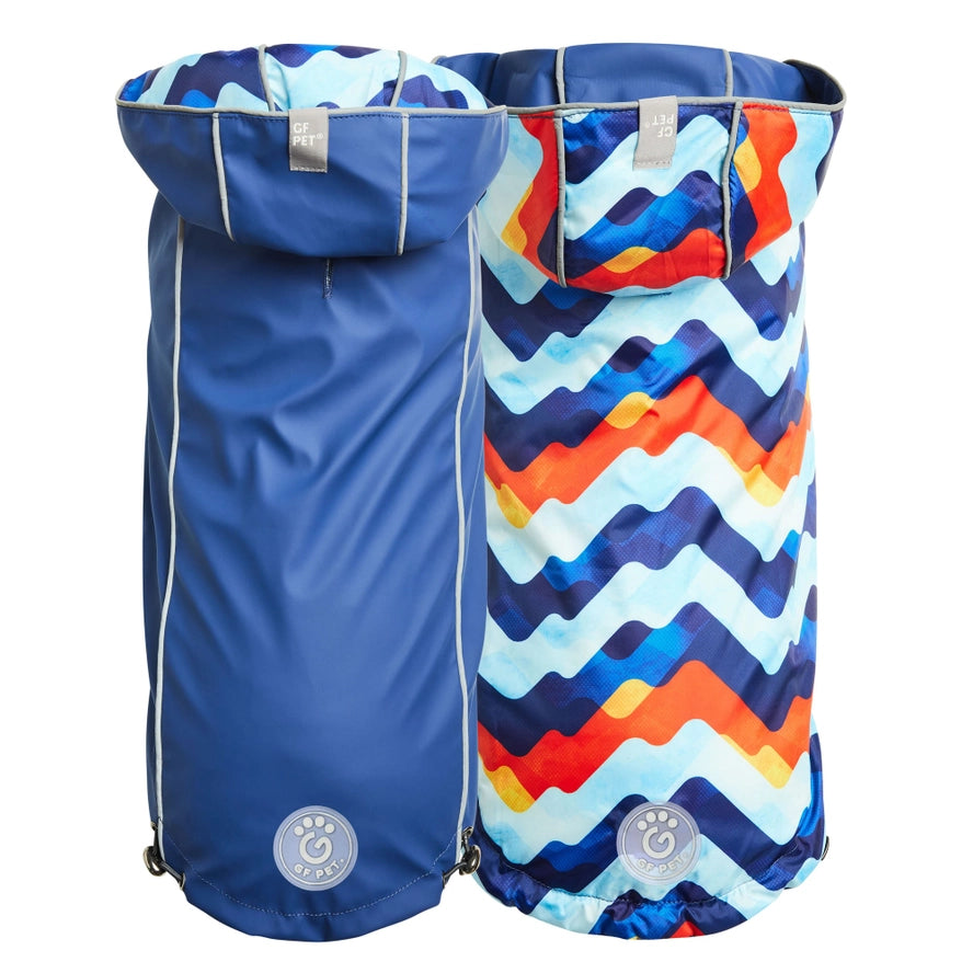 GF Pet Reversible Elasto-Fit Raincoat - Blue