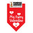 My Furry Valentine Cotton Bandana