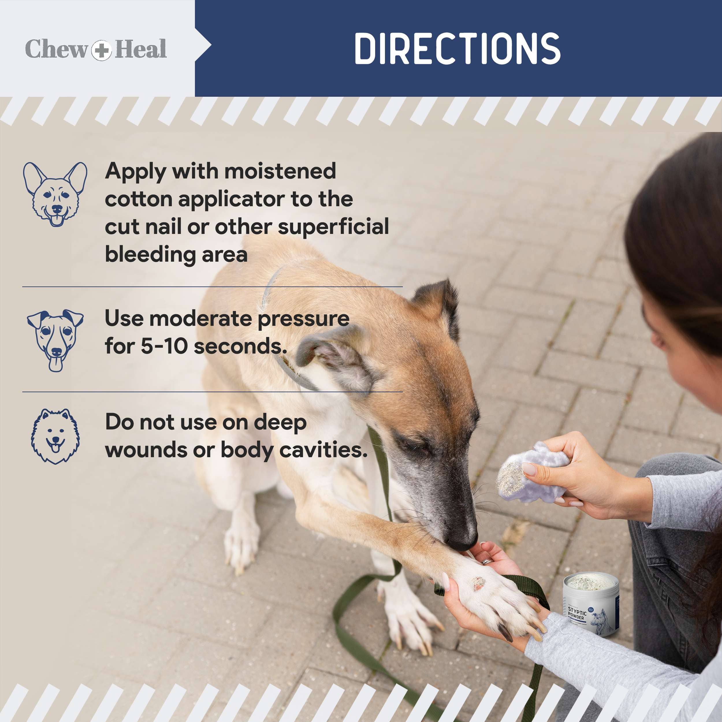 Styptic Powder for Dogs, Cats and Birds