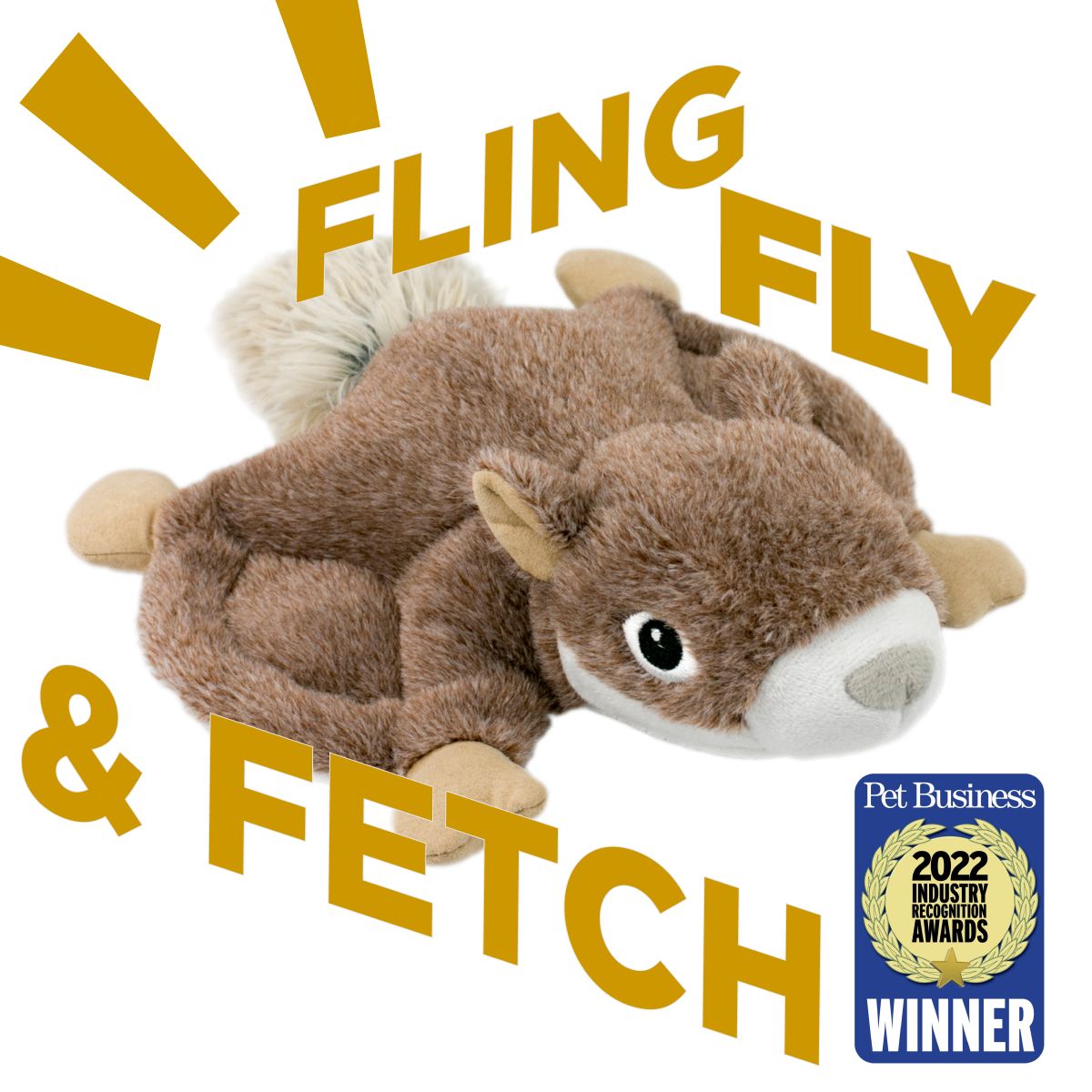 Flying Squirrel Dog Toy - Tall Tails
