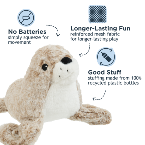 Animated Seal Dog Toy