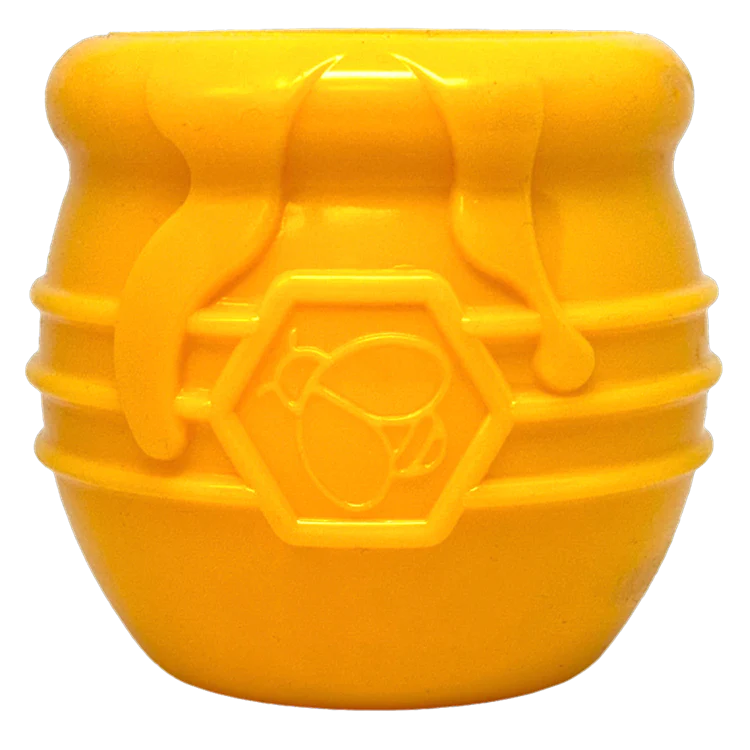 Honey Pot Durable PUP-X Rubber eCup Treat Dispenser & Enrichment Toy - Large