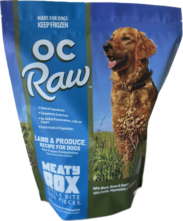 Oc Raw Lamb and Produce Meaty Rox Frozen