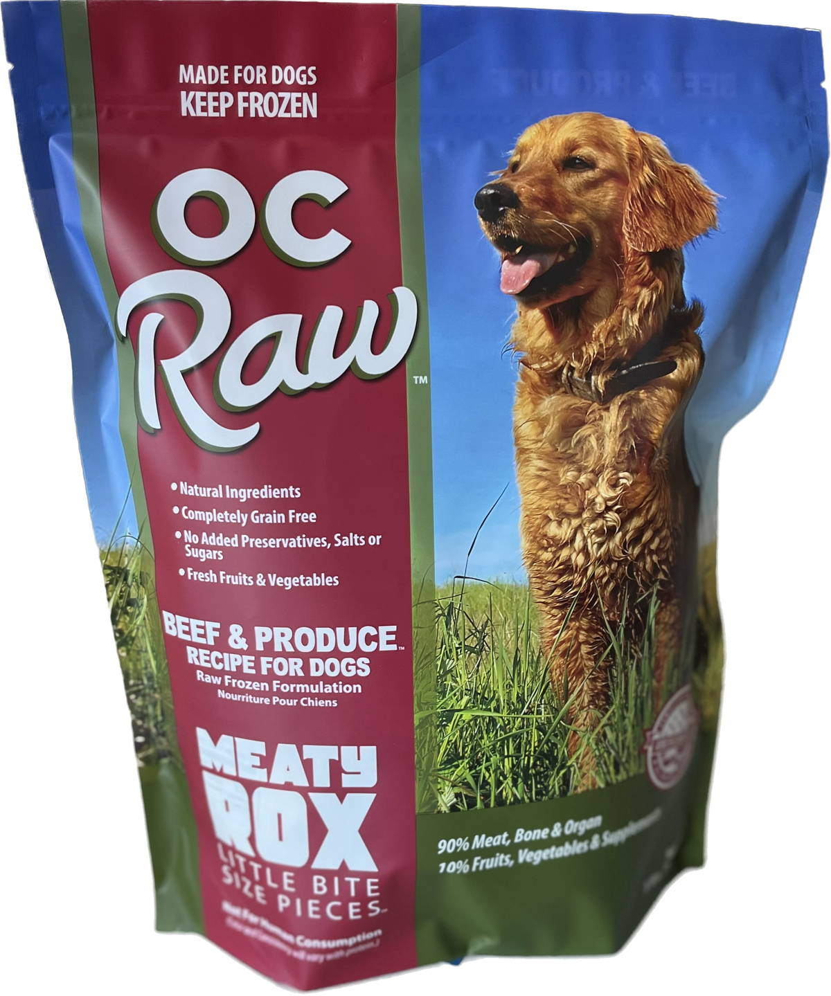 OC Raw BEEF & PRODUCE ~ Meaty Rox FROZEN