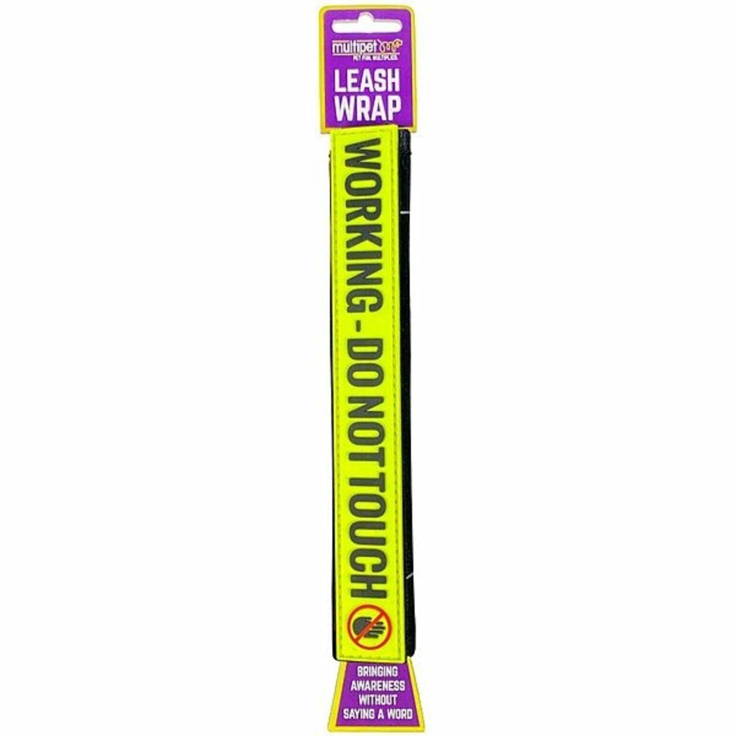 Multipet Dog Leash Wrap, Working Don't Touch