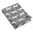Tall Tails Grey Icon Blanket Fleece 30x40