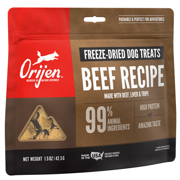 ORIJEN FREEZE-DRIED BEEF RECIPE DOG TREATS