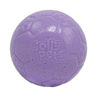 Jolly Pets Stuffing-Free Soccer Ball Dog Toy, 4-in