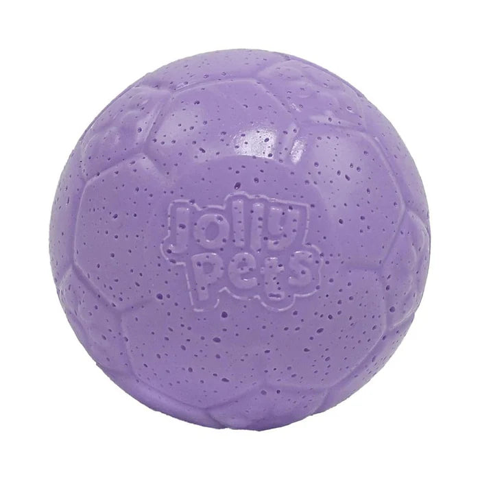Jolly Pets Stuffing-Free Soccer Ball Dog Toy, 8-in