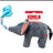 KONG Bendeez Elephant– Durable Plush with Rope, Flexible Twistable Design, Large Size