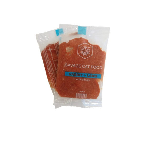 Savage Cat Food - Small Rabbit + Lamb Box (Frozen)