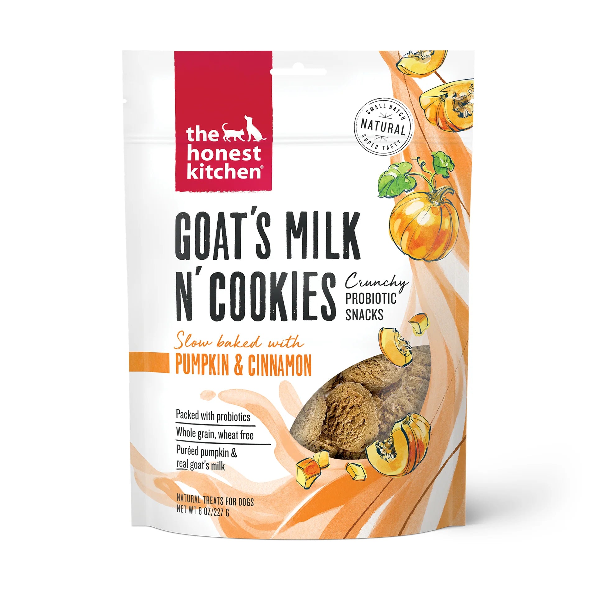 The Honest Kitchen Pumpkin & Cinnamon Goat's Milk N' Cookies