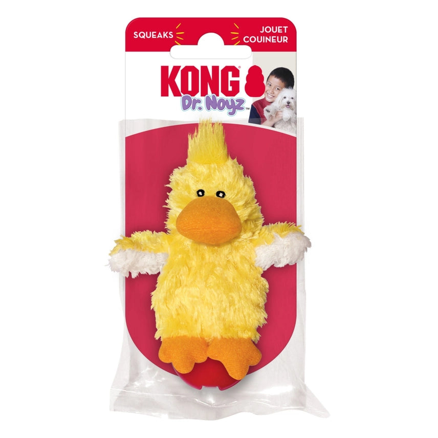 Kong Unstuffed Dog Toy Teddy Bear with Squeaker - XS