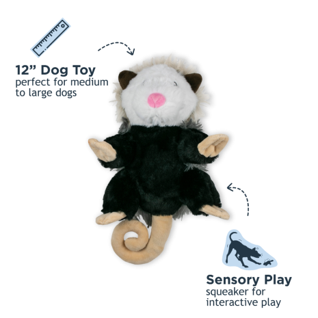 Possum Rope Body Dog Toy