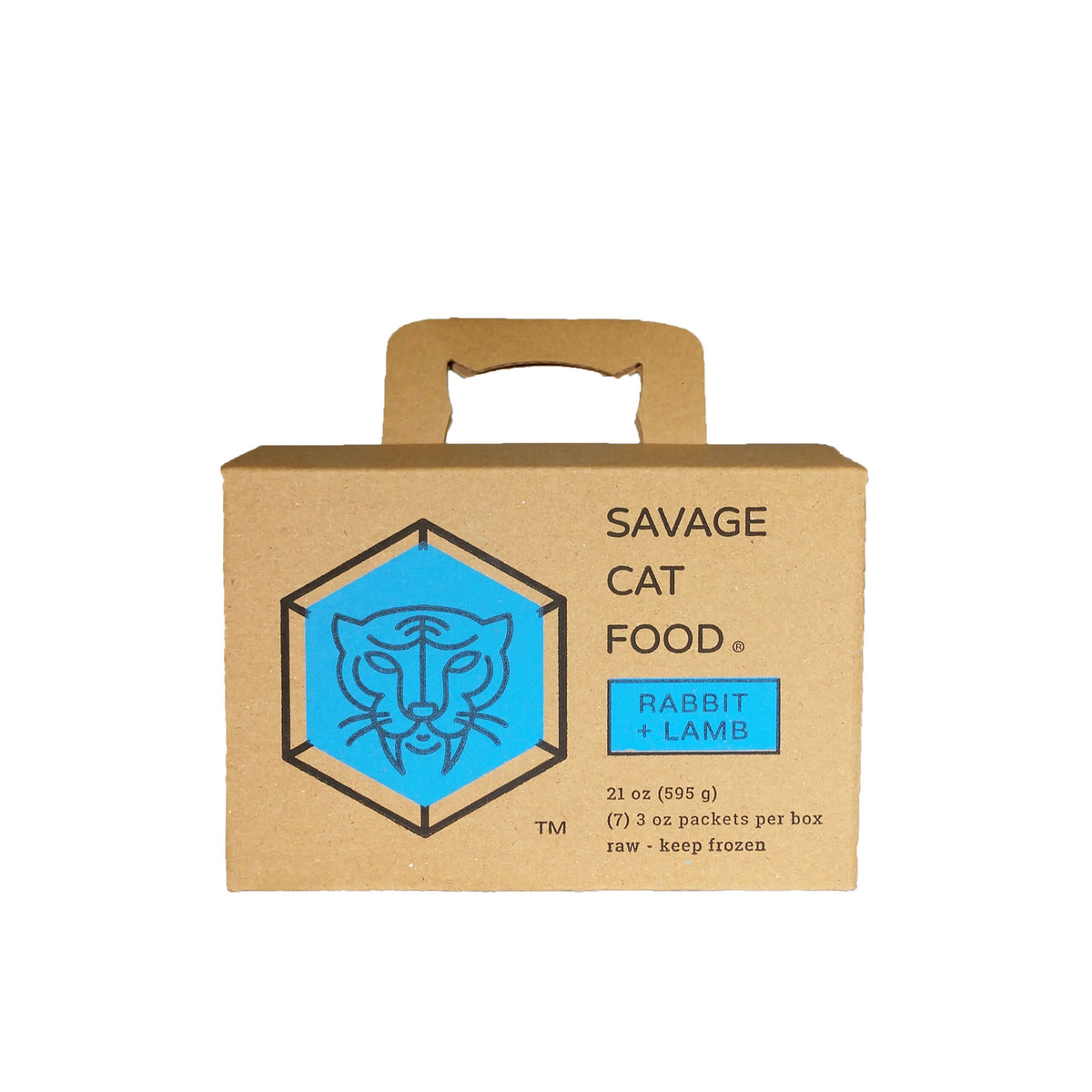 Savage Cat Food - Small Rabbit + Lamb Box (Frozen)
