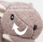 HuggleHounds Big Feller Durable Plush Squirrel Squeaky Dog Toy