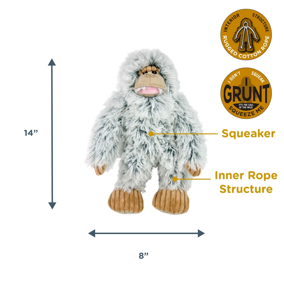 Yeti with Squeaker - L